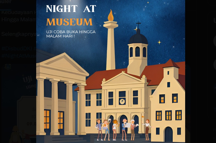 Museum di Jakarta Kini Buka hingga Malam, Akhir Pekan Ini Uji Coba Dimulai!